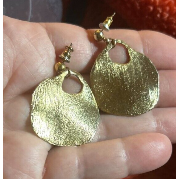 Vintage 1960s Butterfly Drop Earrings - Picture 11 of 16